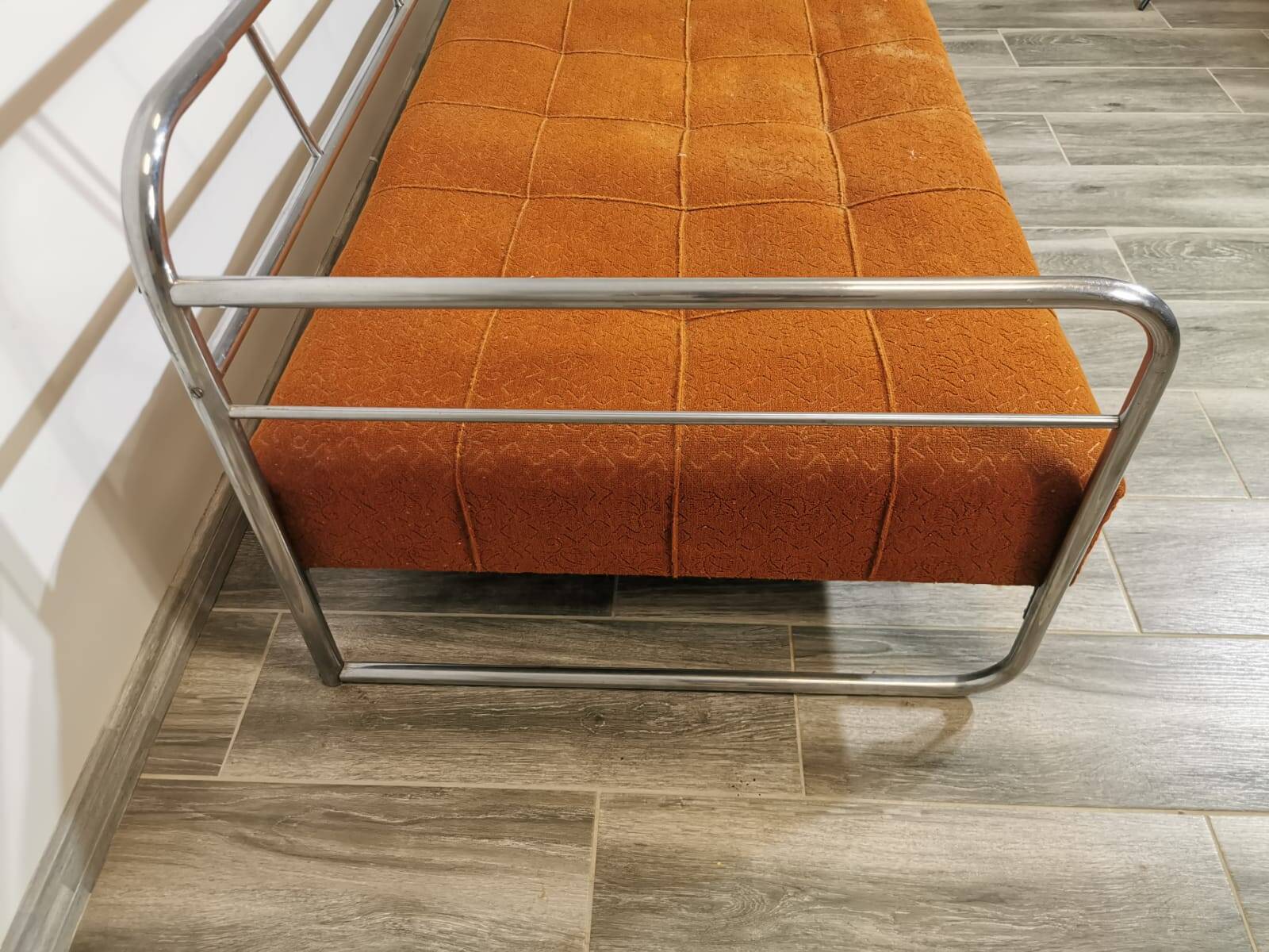 Bauhaus Chrome Sofa by Robert Slezak for Slezak Factories