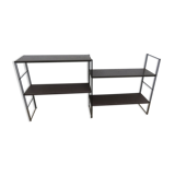 Modular wall string shelf in metal 50s 60s