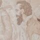 Vintage antique classic Romanesque tapestry 1970