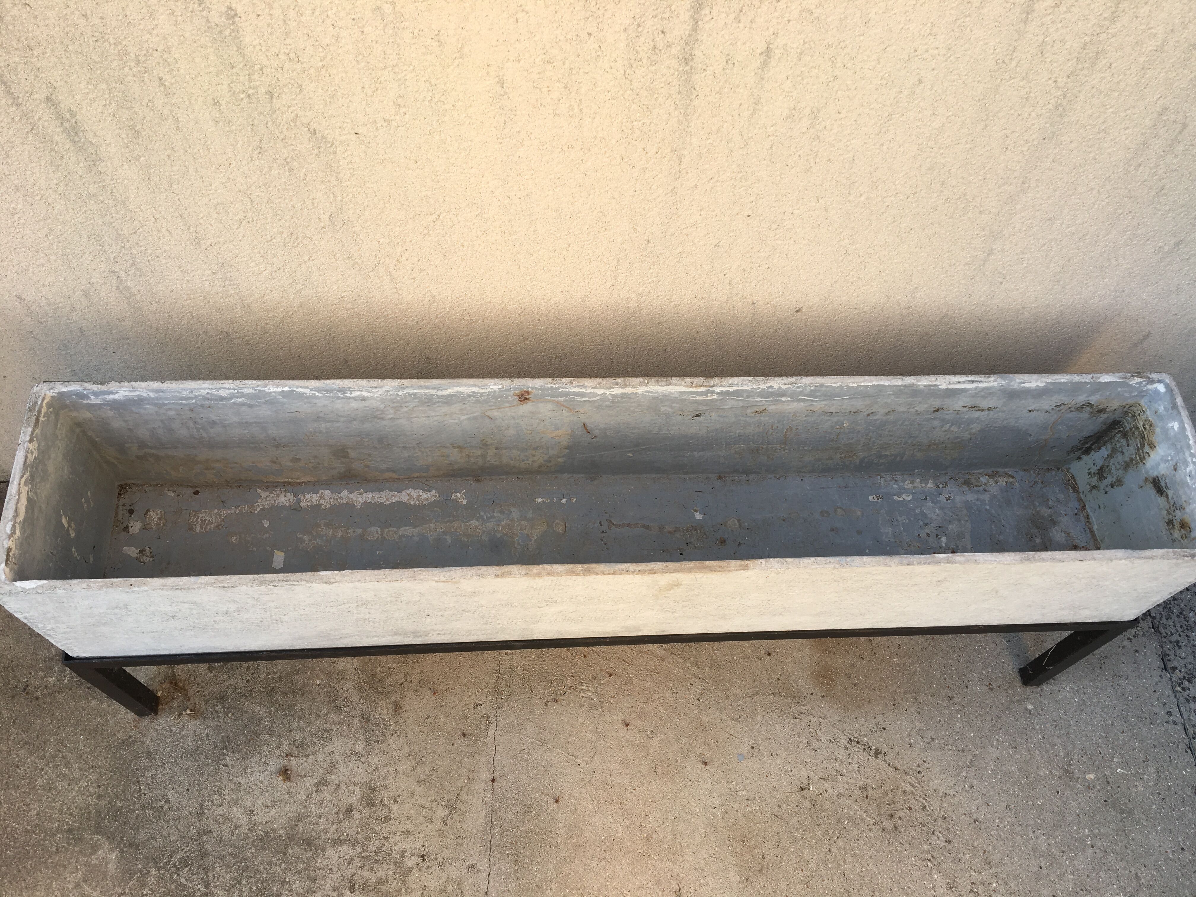 Vintage concrete planter