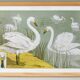 Poster “Wild Swan”, after an Art Nouveau lithograph from 1897
