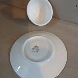 Beurrier individuel en porcelaine