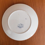 Flat earthenware plates from Sarreguemines Digoin, Algiers model
