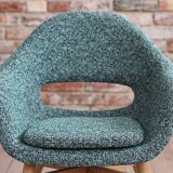 Ensemble de deux fauteuils lounge conçus par Miroslav Navrátil, années 1950, République tchèque