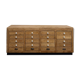 Double-sided display counter with 20 drawers