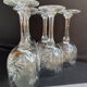 Cristal de Bohème - Verres à eau ou à vin (6) - Moderne milieu de siècle - Cristal taillé main