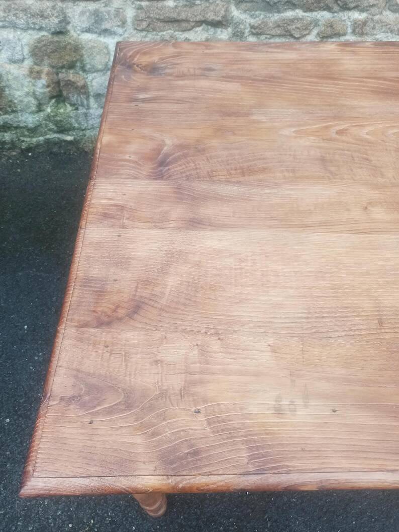 Antique wooden farmhouse table/dining table/kitchen table/vintage table/solid wood table