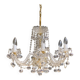 Czech cut crystal chandelier, 6 arms