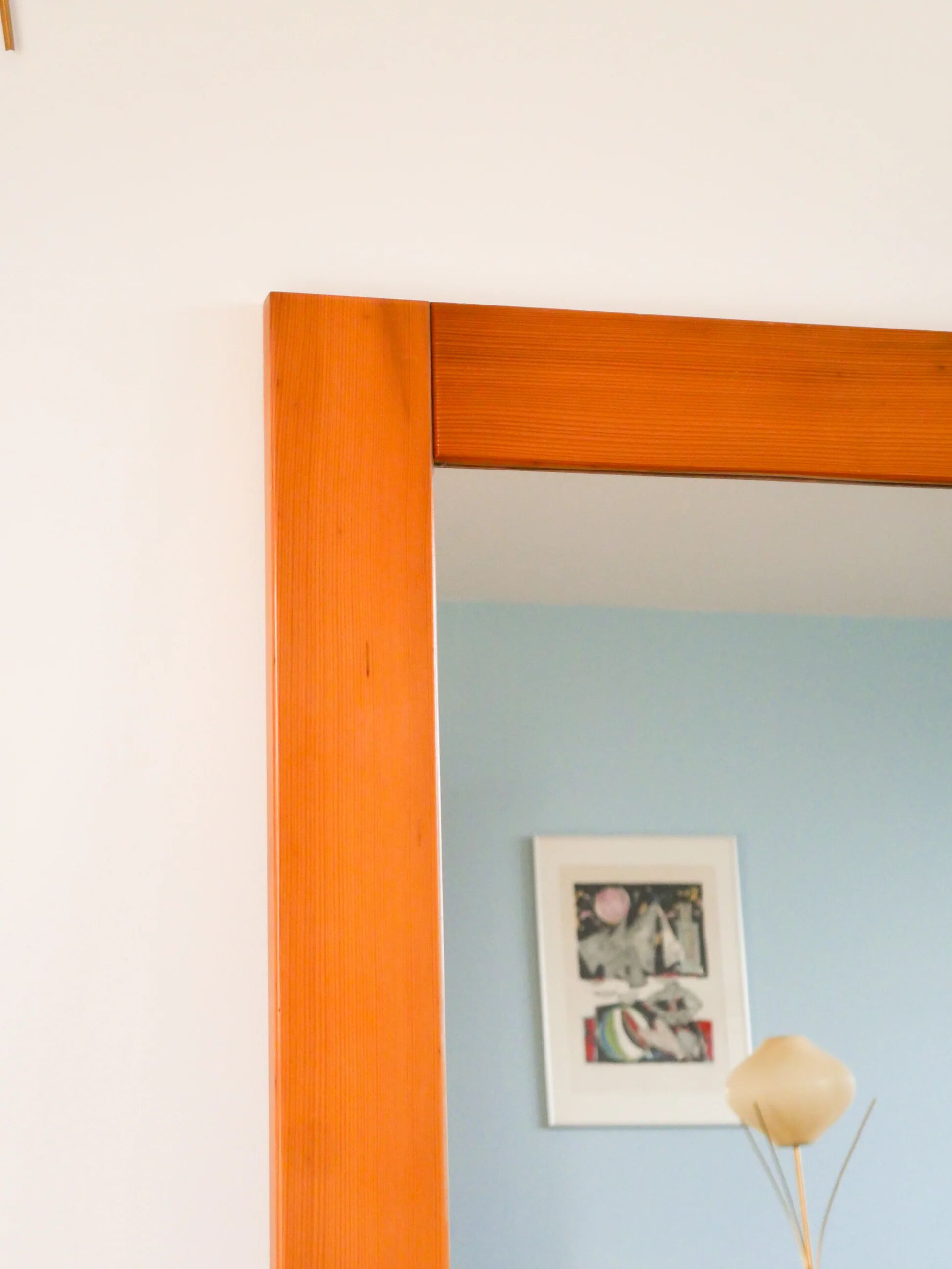 Large pine mirror, 1980