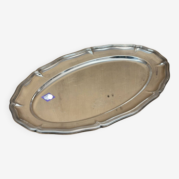 Silver metal dish