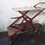 Mid-century bar cart/service cart by Cesare Lacca, 1950s.