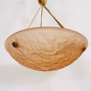 Suspension pink cacker Verdun Art Deco