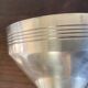 Art Deco silver-plated sugar bowl and sweet jar