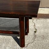 Georges Robert pine and oak dining room table, 1960s