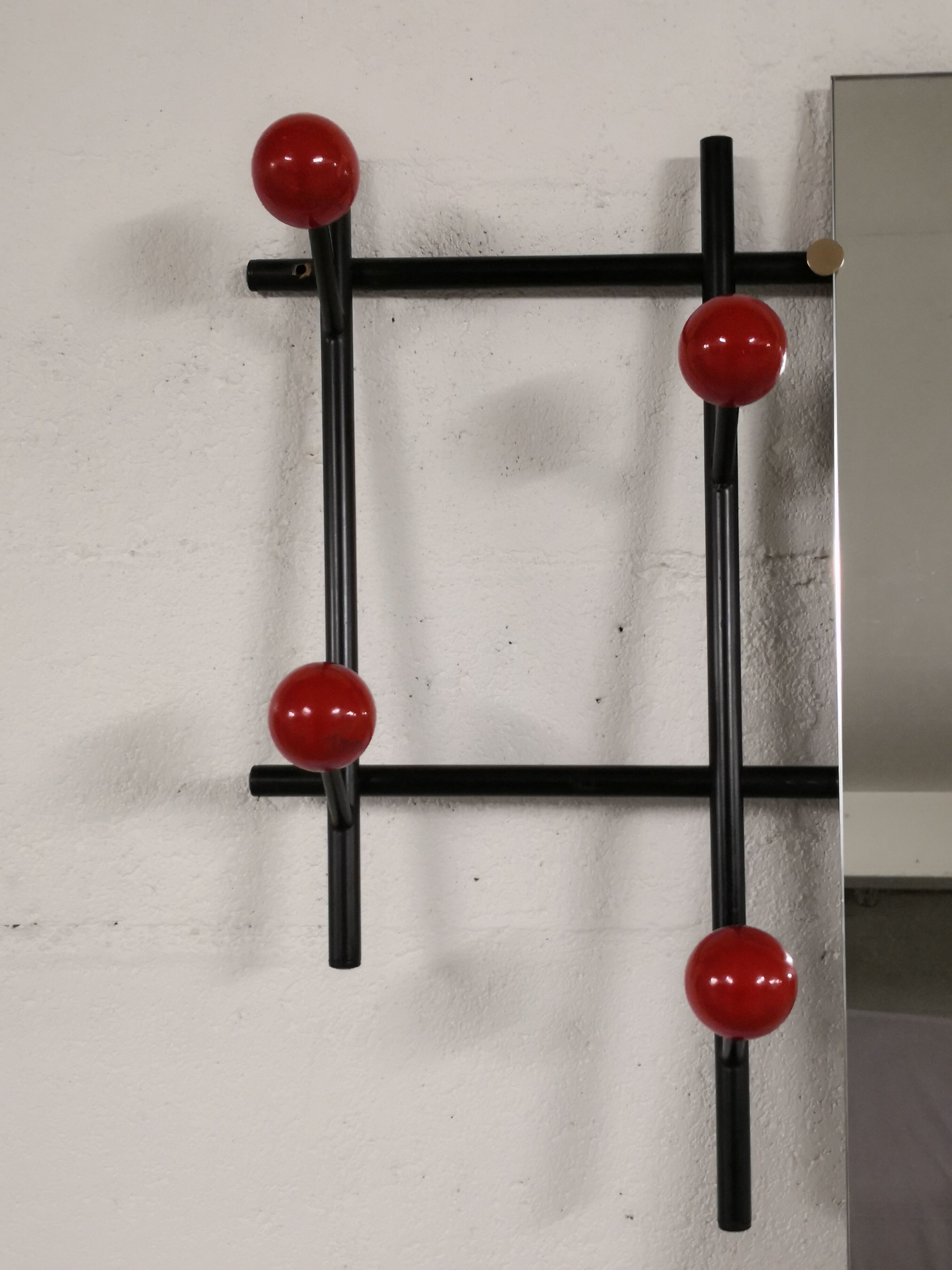 60s wall coat holder