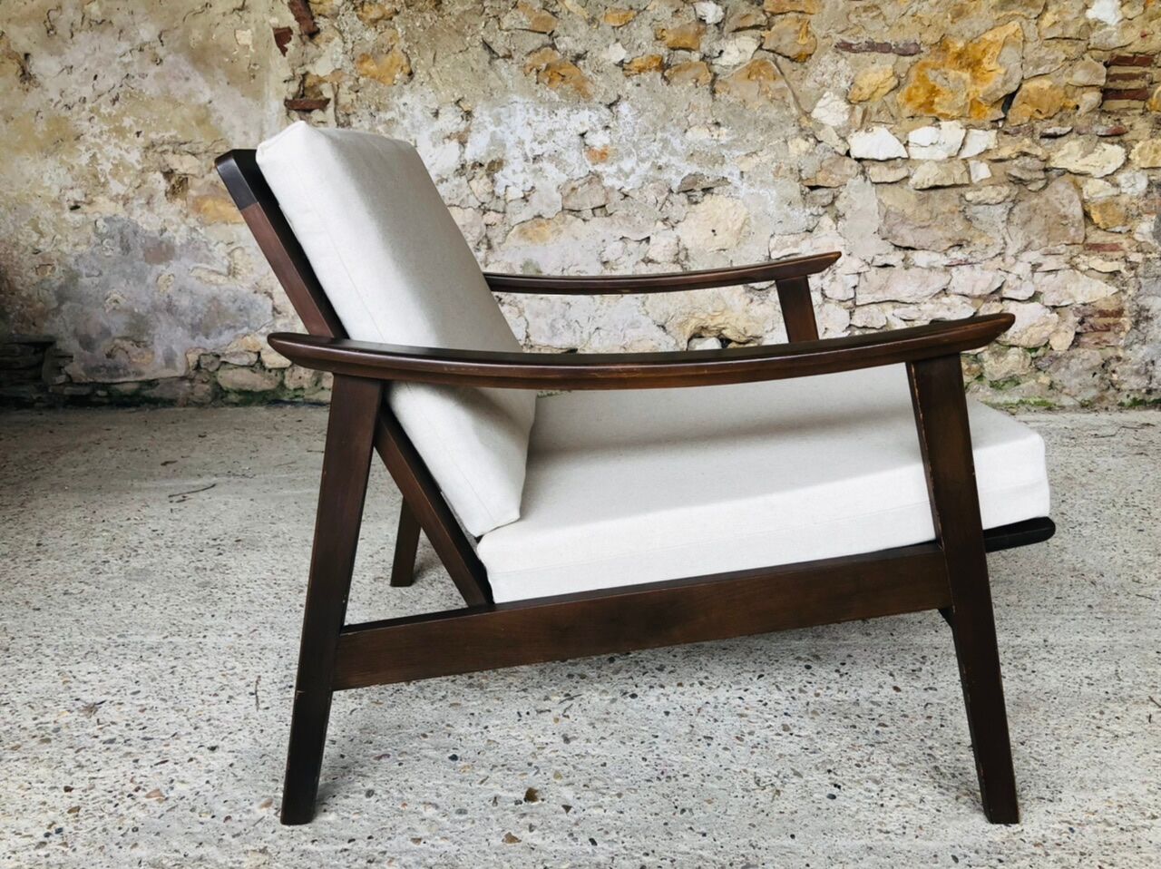 Scandinavian armchair by JM Yugoslavia, Circa 60