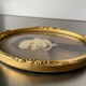 Antique Oval Frame gilded wood 15 cm x 10 cm
