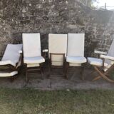 Set de 4 chaises et de 2 fauteuils inclinables Polyconfort