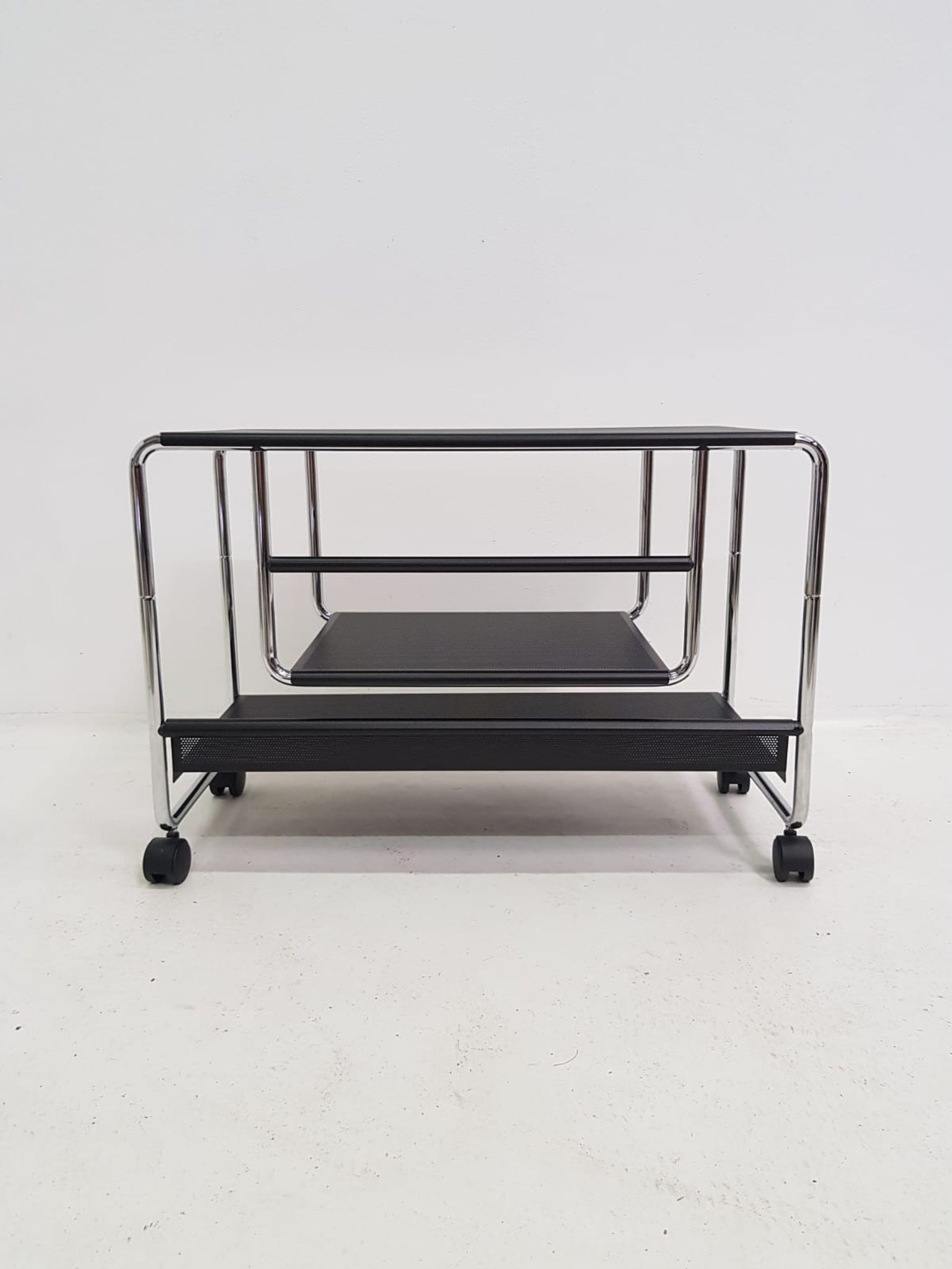 Habitat vintage metal perforated 1980s office apoint furniture