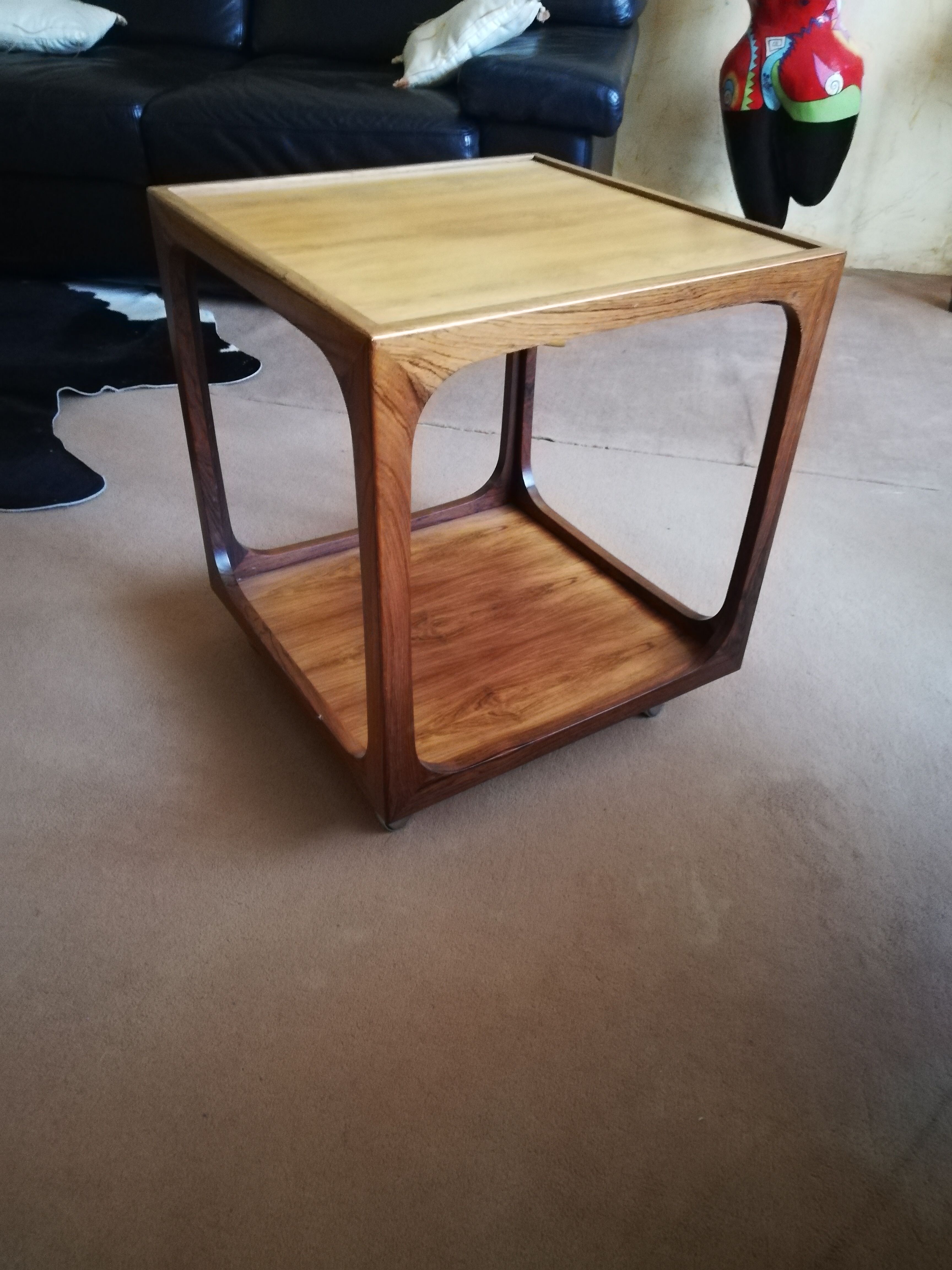 Scandinavian rosewood coffee table