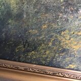 Pair two oil paintings on canvas