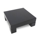 Black lacquered square table, 1970s