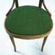 Chaises à dossier haut rembourrées en bois courbé Thonet, années 1980