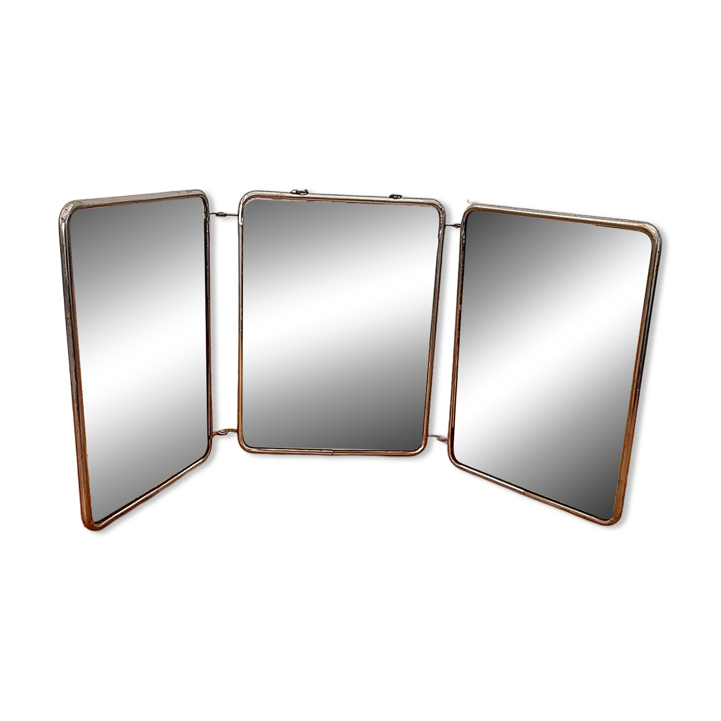 Miroir triptyque pliant vintage