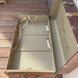 Leather Wood Trunk