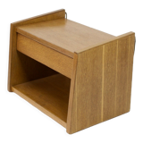 Vintage oak wall bedside, 1950