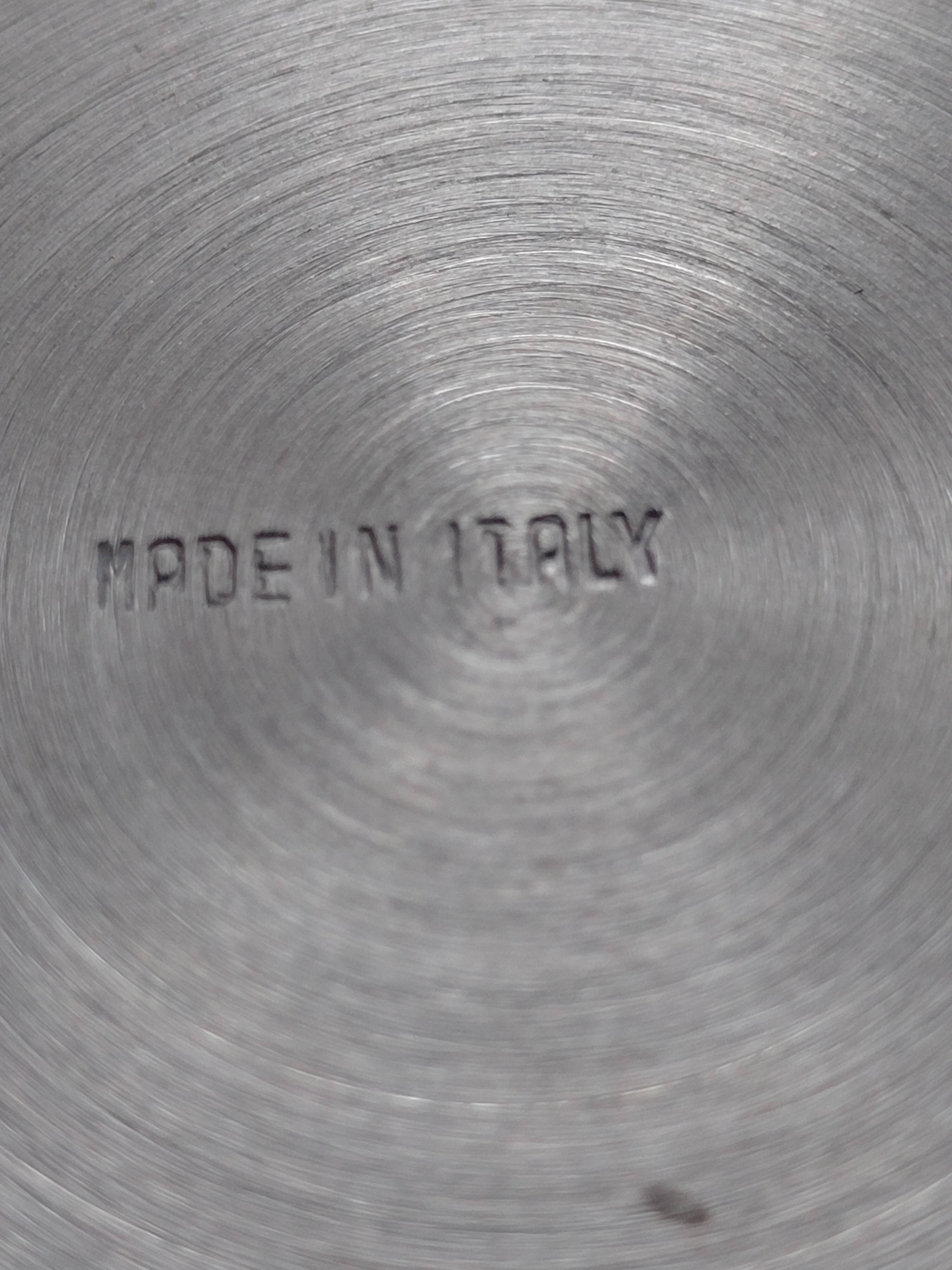 Pear-shaped aluminium champagne bucket