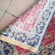 Ancien tapis persan soie ghoum 168 x 106 cm