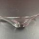 Daum France cup - modern shaped crystal - signed