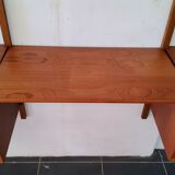 Danish vintage modular wall shelf, 1960
