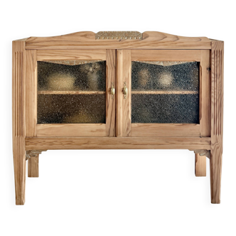 Console vitrée art déco