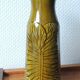 Gien  vase in olive green slurry 60s