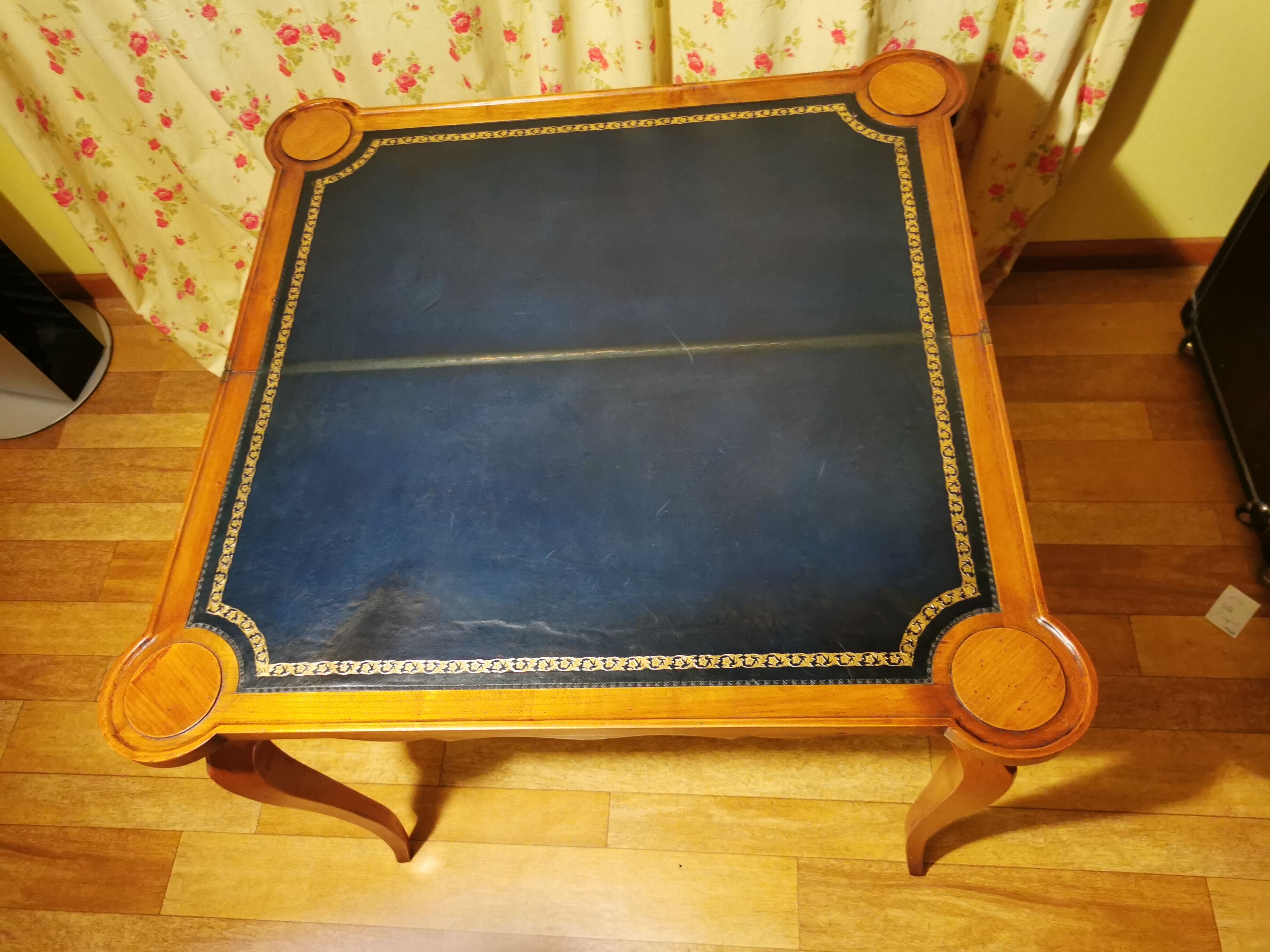 Old cherry wood system game table