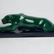 Art Deco, green ceramic panther sculpture circa 1930.