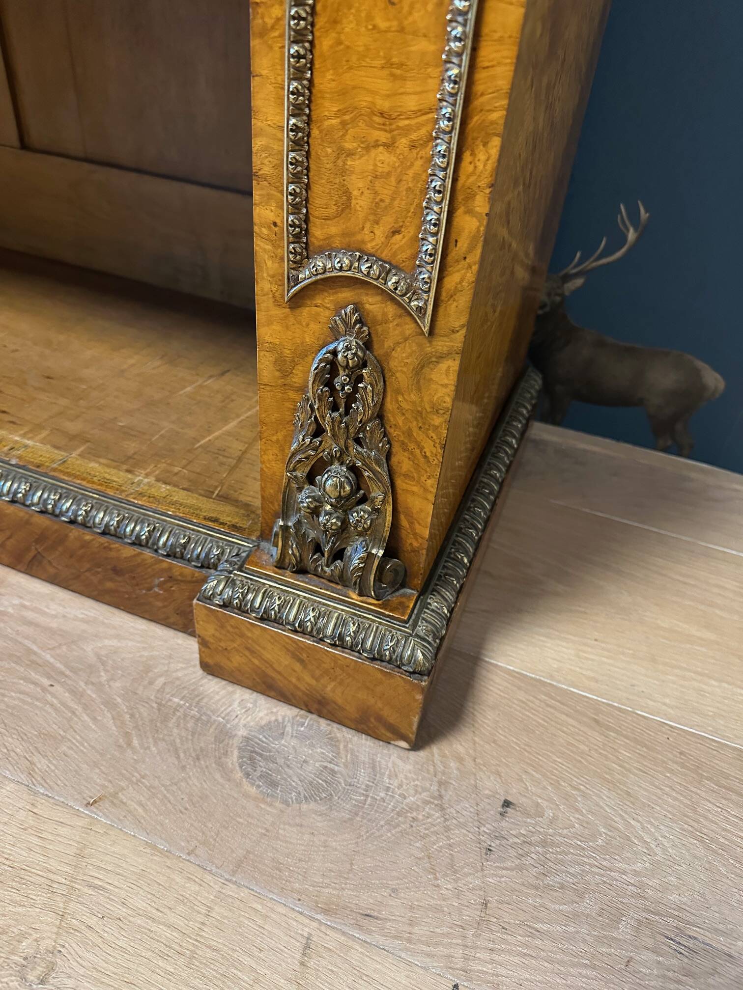 Antique open bookcase