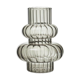 Vase en verre gris