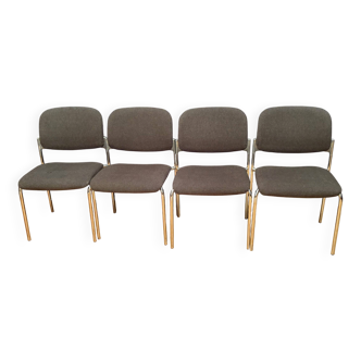 Set of four chairs, 1980s