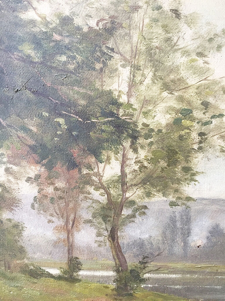 Landscape oil canvas