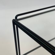 Table d'appoint vintage de Max Sauze "isocèle" design années 70