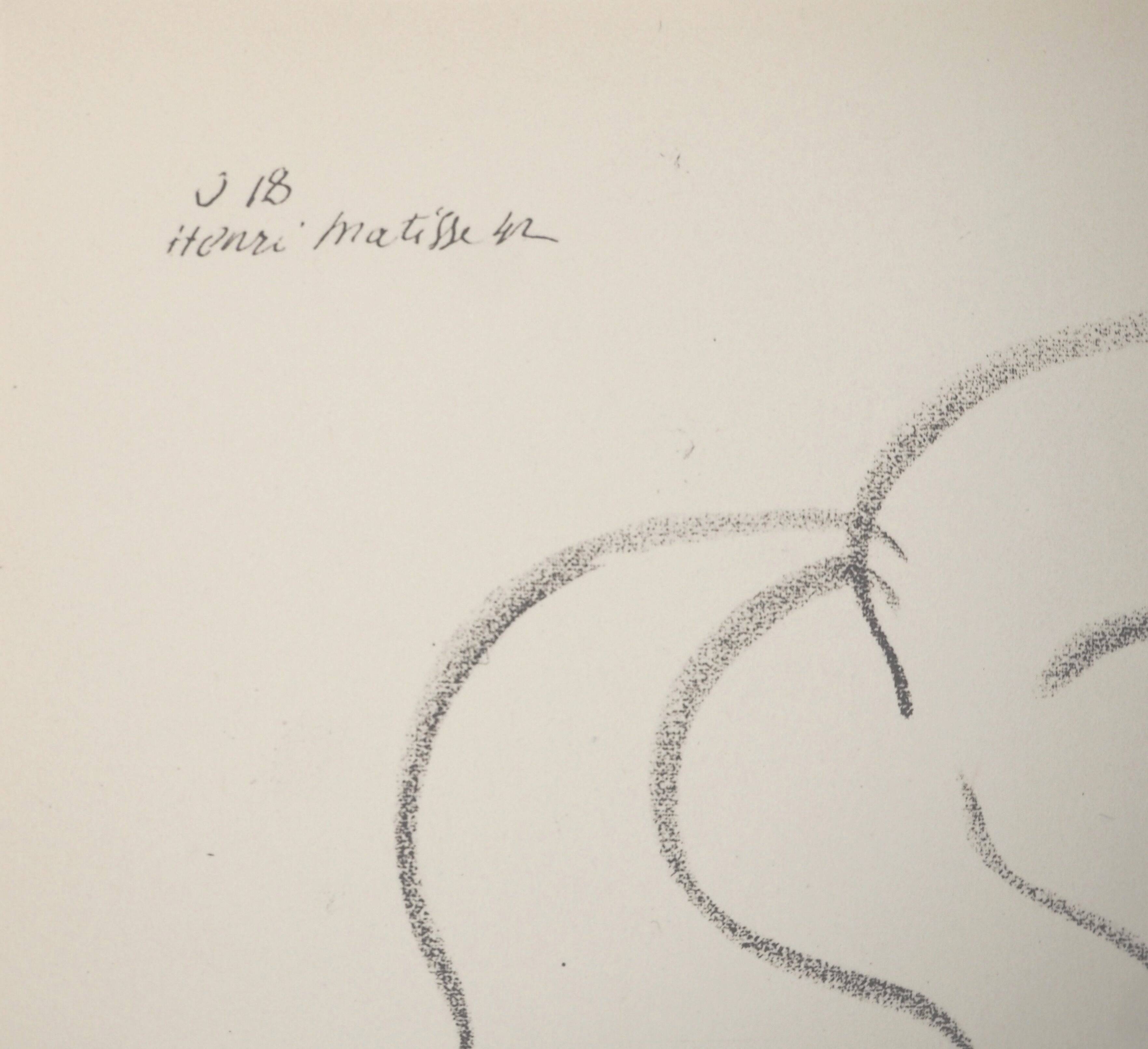 Henri Matisse: Young Girl with a Wry Smile, signed lithograph