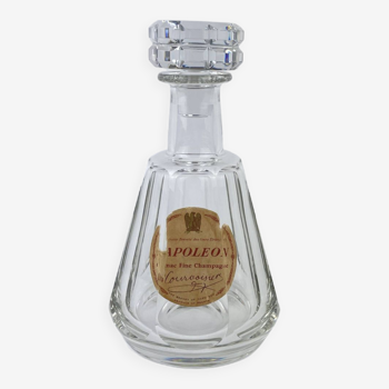 Carafe à cognac courvoisier en cristal de baccarat