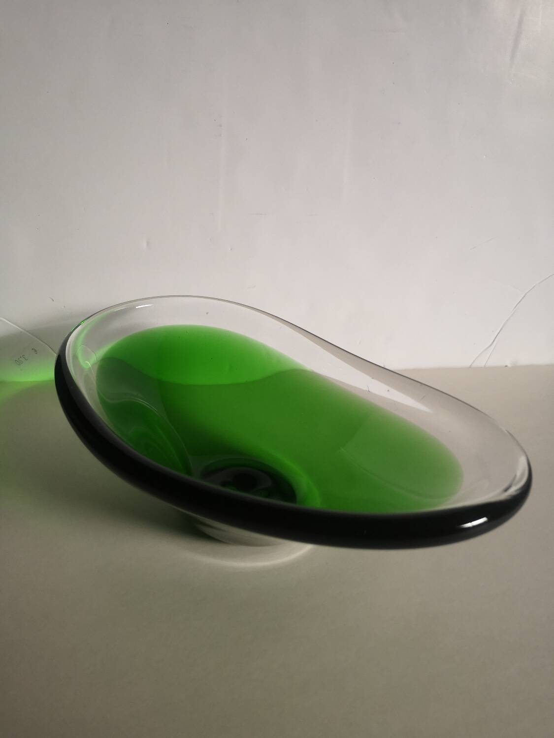 Set of 2 empty pocket glass cups air afrique vintage