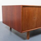 Teak desk from 1950s Danish modern architecture