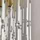 Lustre cascade italien ,perles de verre et pampilles