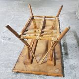 Table rectangulaire en rotin
