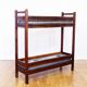 Solid wood and zinc planter